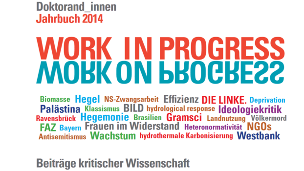 Titelgrafik Work in Progress 2014