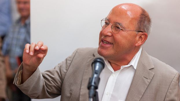 Gregor Gysi bei der Eröffnung der Ausstellung «Schicksal Treuhand. Treuhand Schicksale» in Erfurt am 20. August 2019.